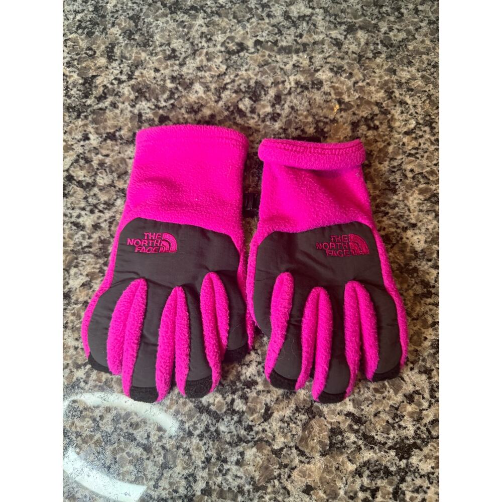 The North Face Kids Mittens - Pink and Black